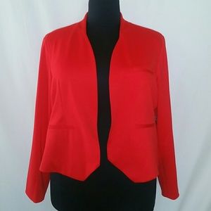 NWT Cropped Red Blazer